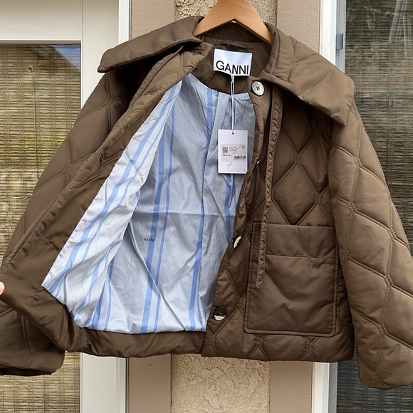 GANNI Ripstop Quilt Jacket (Current Season) - Picture 2 of 11